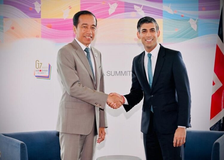 Presiden Jokowi Gelar Pertemuan Bilateral dengan PM Inggris