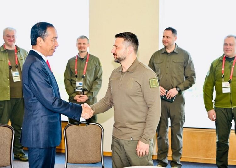 Bertemu Presiden Zelenskyy, Jokowi: Indonesia Terus Dukung Perdamaian di Ukraina