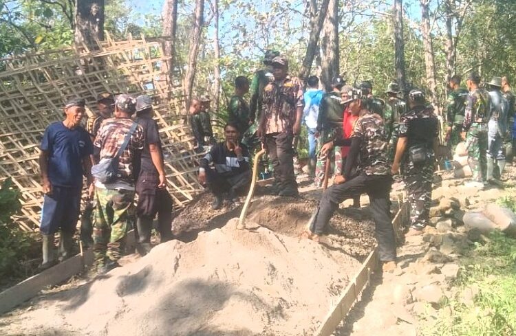 GM FKPPI 10.10 Sumedang Kembali Berkiprah Dalam Kegiatan TMMD ke-116 Kodim 0610/ Sumedang