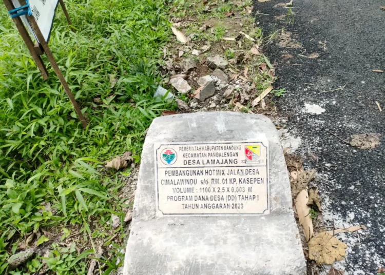 Waduh, Kembali Terkuak DD TA 2023 Belum Cair Proyek Sudah Dikerjakan Sejak Februari