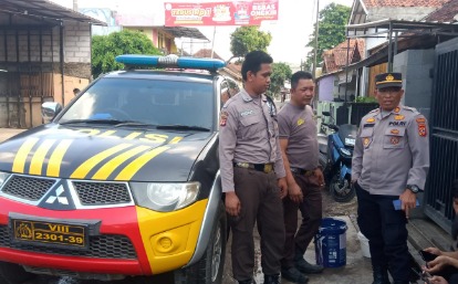 Polsek Conggeang Gelar Patroli Dialogis Objek Vital Dalka Program Quick Wins Presisi.