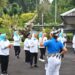 Ibu Iriana & Wury Ma’ruf Ikuti Olahraga Bersama, Dihari Kedua di Provinsi Bali