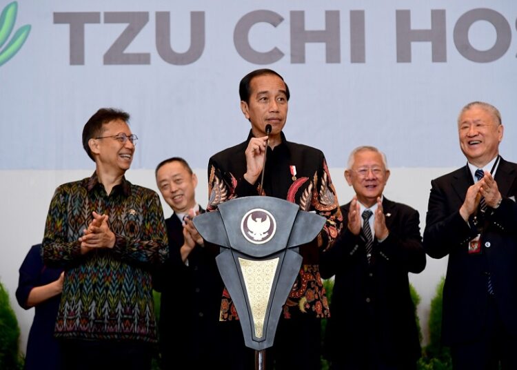 Saat Resmikan RS Tzu Chi, Jokowi Imbau Masyarakat Berobat di Dalam Negeri