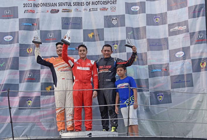 Tiga Pembalap Honda Racing Indonesia Juara di Tiga Kelas Berbeda di Seri Kedua Kejurnas ISSOM 2023