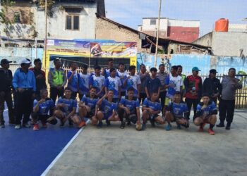 Kapolsek Dayeuhkolot AKP Suyatno S.Pdi, MM dan team peserta open turnamen