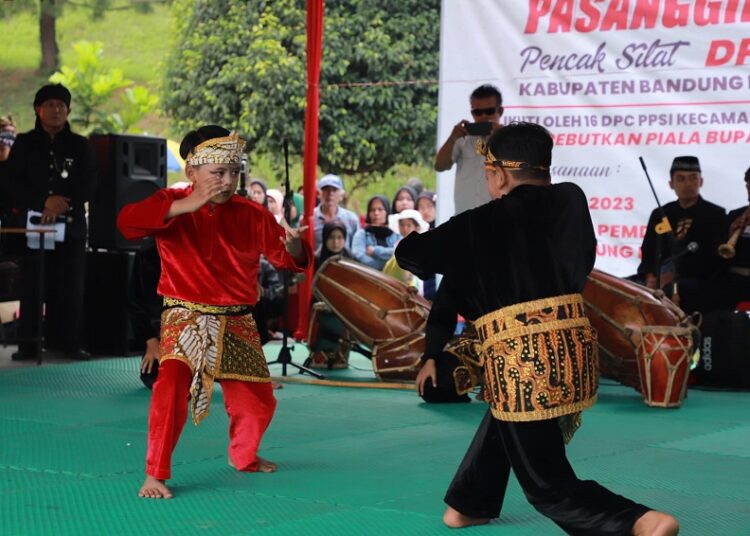 Pasanggiri Pencak Silat Rebutkan Piala Bupati
