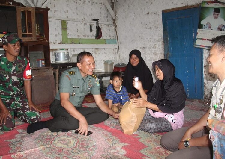 Kasdim 0612 Pimpin Giat Rutin Serbuan Maung Asih Gunakan Motor Trail