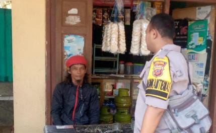 Bhabinkamtibmas Polsek Ganeas Gelar Giat Sambang Dalka Quick Wins Presisi Polri