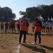 Anggota Exco Askab PSSI, sekaligus Anggota DPRD Garut dari Fraksi Partai Keadilan Sejahtera, Dede Salahudin, didampingi anggota Exco Askab PSSI, H. Gunawan pada pembukaan Piala Soeratin U13 Zona Kota di SOR Kerkop
