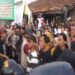 Aksi Saling Dorong Petugas dan Pedagang Tidak Terelakan