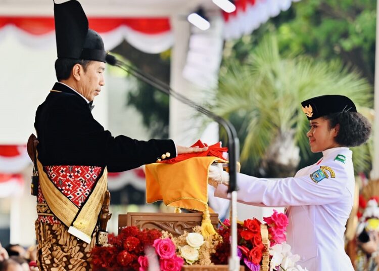 Presiden Jokowi Pimpin Upacara Peringatan Detik-Detik Proklamasi HUT Ke-78 RI