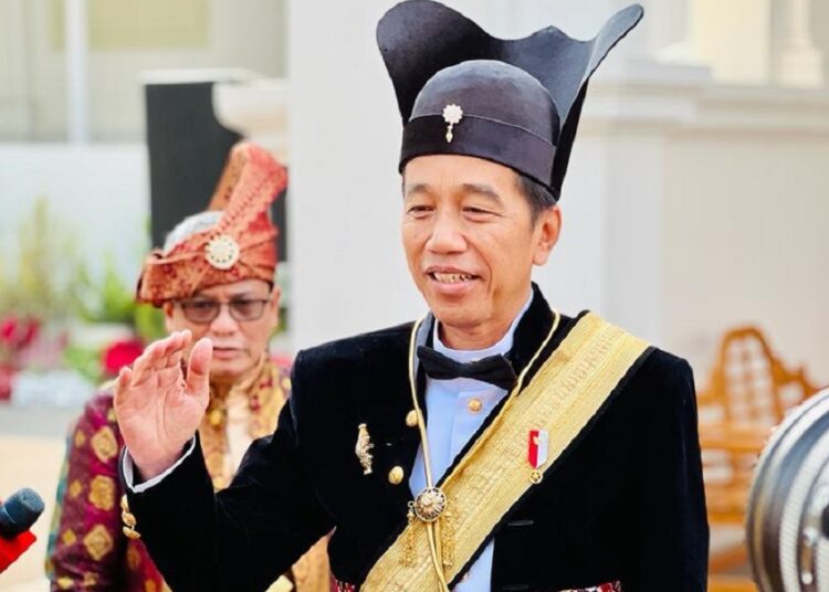 Presiden Jokowi Kenakan Pakaian Khas Kesunanan Surakarta pada HUT Ke-78 RI
