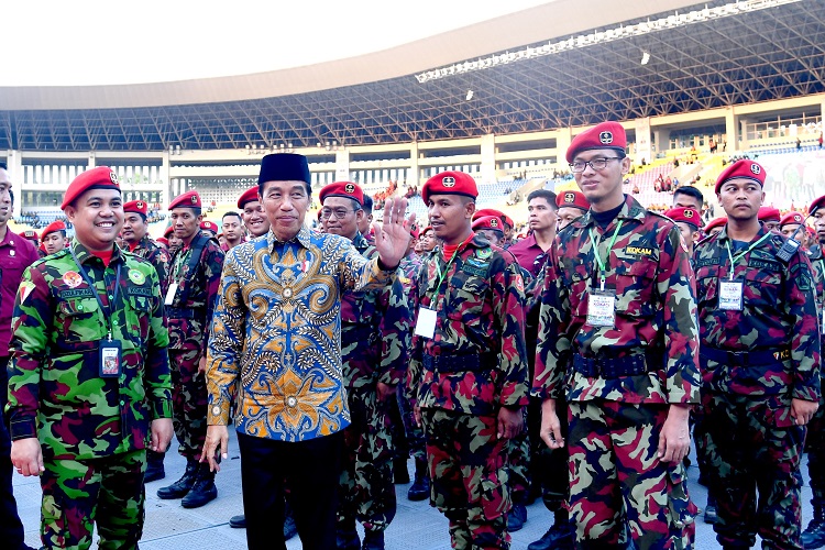 Presiden Tekankan Pentingnya Kontribusi Organisasi Pemuda Jaga Pemilu Damai
