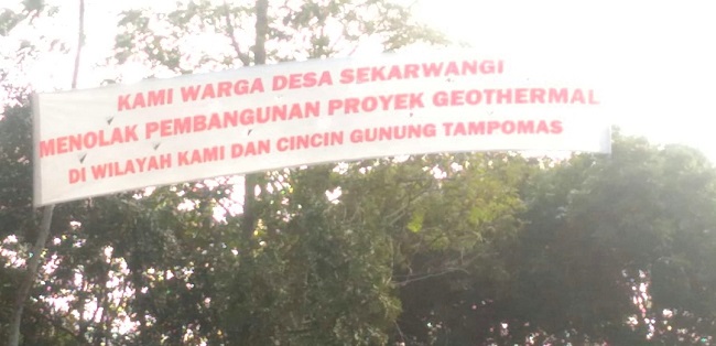 Aksi Penolakan Proyek Geothermal Tampomas, Kembali Bergejolak
