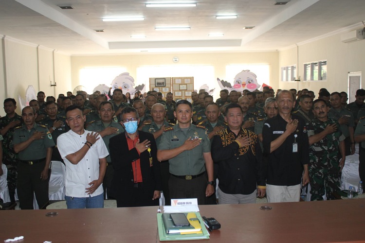 Kodim 0610/Sumedang Gelar Sosialisasi Netralitas TNI-AD