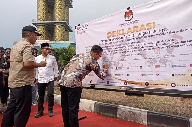 Bupati Bandung: Meriahkan Pesta Demokrasi Menjadi Pemilu Aman dan Tentram