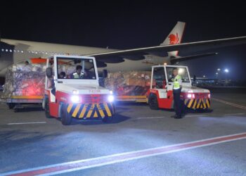 Pesawat Ketiga Bantuan Indonesia Bagi Warga Palestina Diberangkatkan