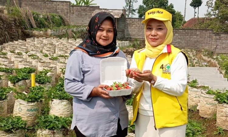 Kunjungi Penerima Program PENA,Teh Rita Ace Hasan Syadzily Ajak KPM Makin Berdaya dan Mandiri