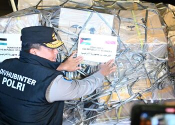 RI Kirimkan 26,5 Ton Bantuan untuk Palestina