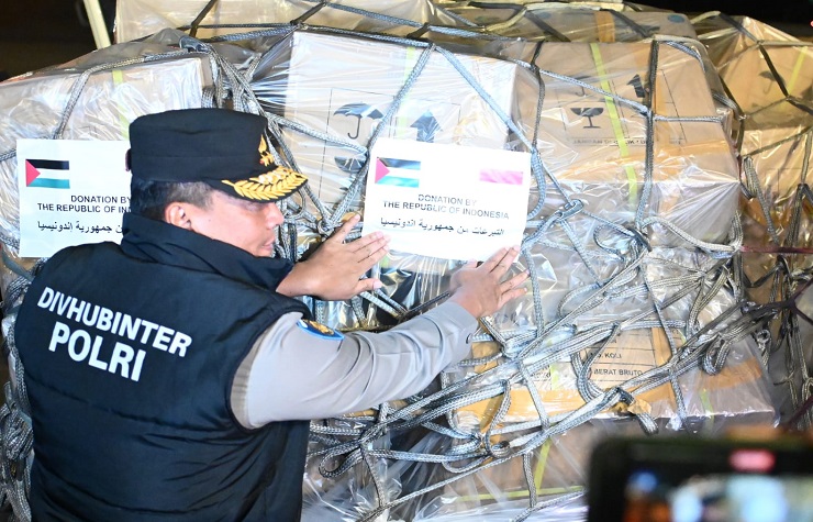 RI Kirimkan 26,5 Ton Bantuan untuk Palestina