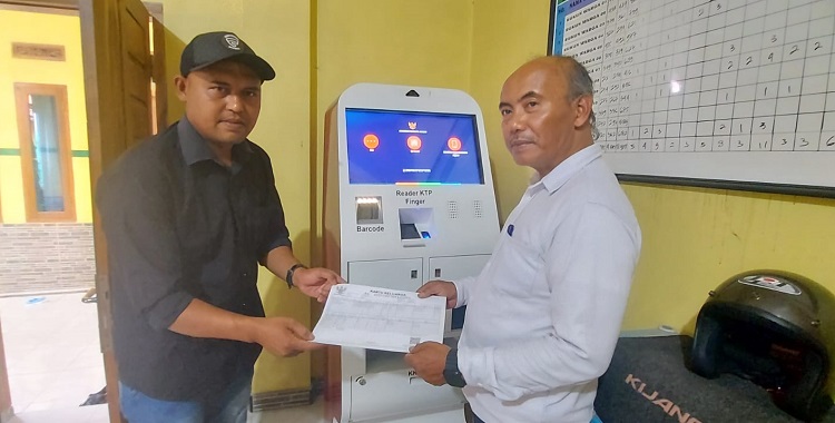 Mesin ADM di Desa Sangat Membantu Masyarakat