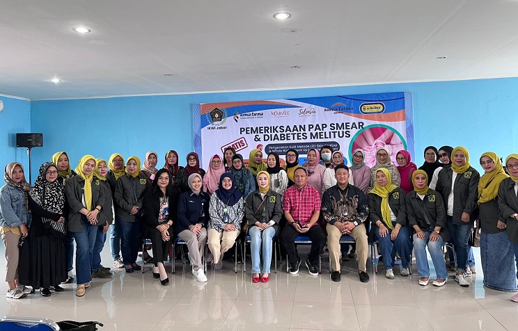 Bekerja Sama Dengan Kimia Farma, IKWI Jabar Gelar Pemeriksaan Pap Smear dan Diabetes Melitus Gratis