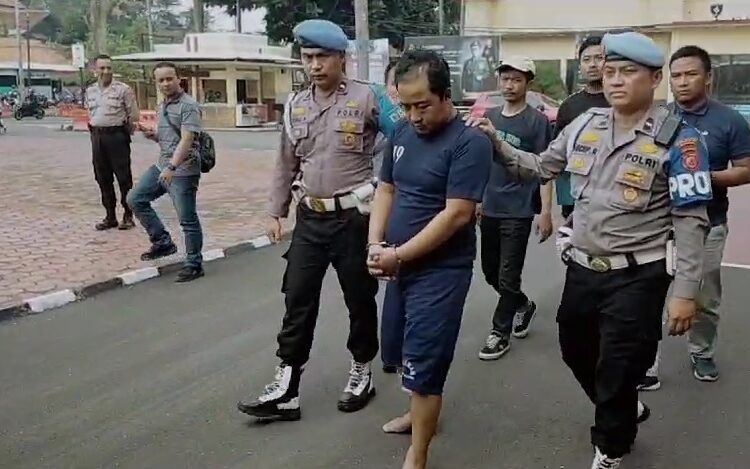 Timah Panas Tembus Kaki UW, Pengeroyok Anggota Polri Polsek Cimaung