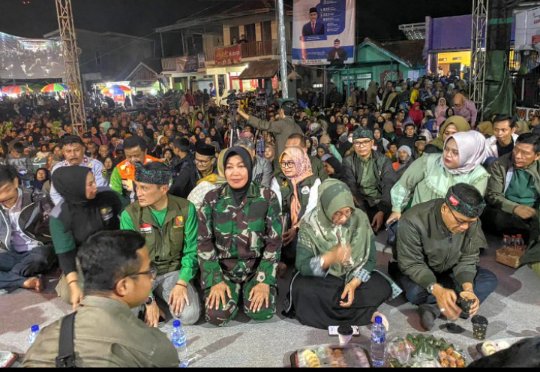 Penutupan Karya Bhakti TNI Kodim 0624/Kab Bandung Tahun 2023 Dimeriahkan Pagelaran Wayang Golek
