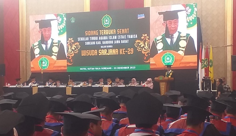 Ini Pesan Ketua STAI Yamisa Soreang Terhadap Para Wisuda Sarjana ke- 29