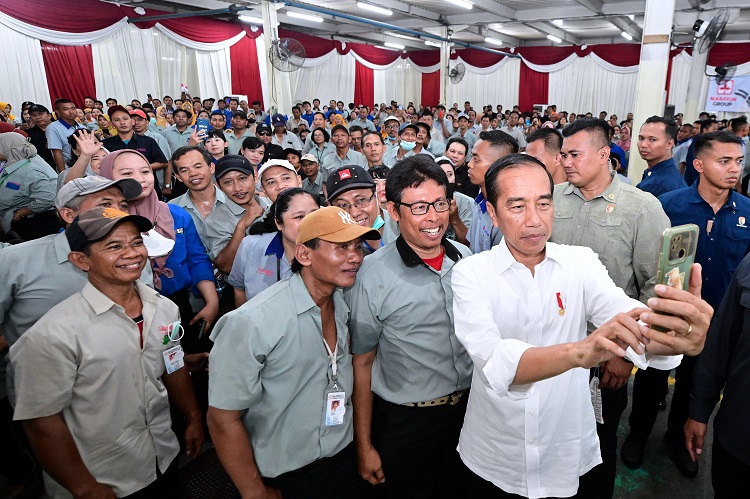 Presiden Jokowi Apresiasi PT Maspion Pertahankan Produk Dalam Negeri
