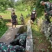 Sambut Pasukan Tonting YWPJ, Danramil 1001/Sumedang Utara Gelar Karya Bakti