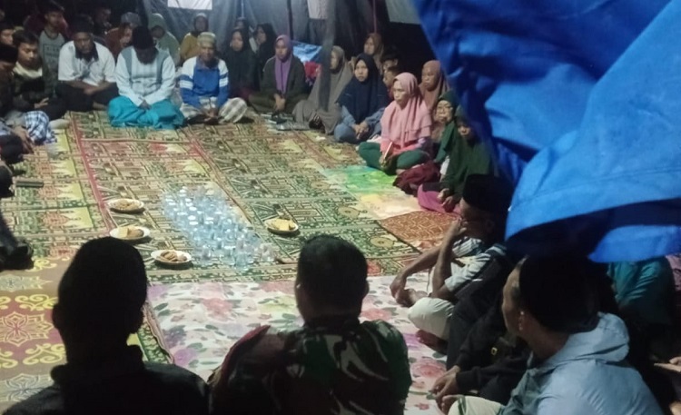 Peltu Ali: Malam Hari Warga Terdampak Tinggal di Tenda, Siang Beraktivitas