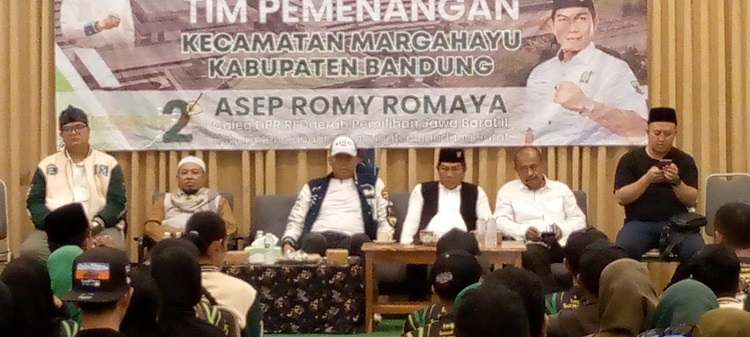 H. Asep Romy Romaya,Caleg DPR RI Dapil Jabar 2, Sambangi Konstituen di Kecamatan Margahayu
