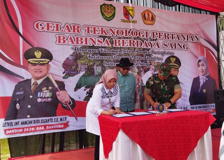 Pembukaan Gelar Teknologi Tepat Guna dan MOU antara Kodim 0624/ Kab. Bandung dengan UNPAD