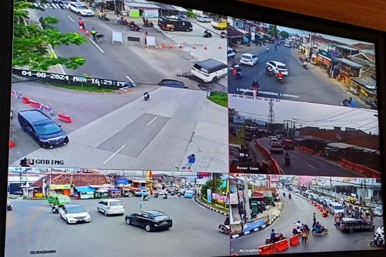 Polres Garut Sediakan Live Streaming Pantauan Cctv Arus Mudik di Akun Youtube Polres Garut Official