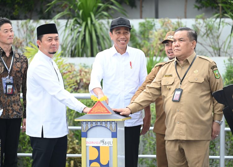 Pengelolaan Air Limbah Domestik Pekanbaru, Diresmikan Presiden Jokowi