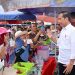 Tinjau Pasar Lawang Agung, Presiden Jokowi Pastikan Stabilitas Harga di Musi Rawas Utara