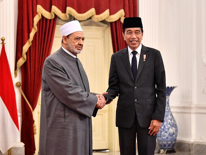 Presiden Jokowi Sambut Kunjungan Grand Syekh Al Azhar, Tekankan Perdamaian dan Toleransi