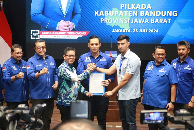 Resmi Rekomendasi dari DPP Demokrat, Pasangan Bedas Kembali Maju di Pilkada 2024