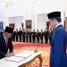 Presiden Jokowi Rombak Kabinet, Lantik Menteri Hukum dan HAM hingga Wakil Menteri Komunikasi dan Informatika