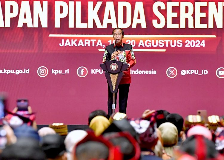 Hadiri Rapat Konsolidasi Nasional Kesiapan Pilkada 2024, Presiden Jokowi Tegaskan Pentingnxya Kualitas dan Integritas Pemilu