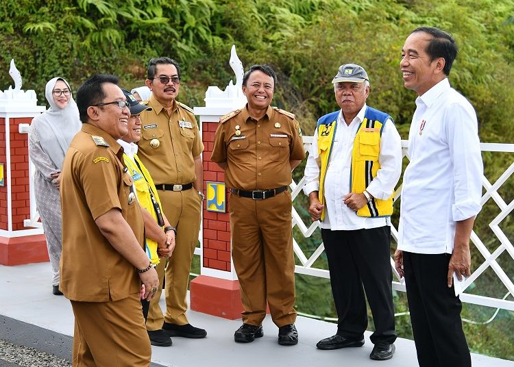 Presiden Jokowi Sampaikan Manfaat Multifungsi Bendungan Leuwikeris di Kabupaten Tasikmalaya