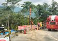 Sempat Amblas Jalan Tanjakan Huut Kini Diperbaiki Kembali,Penguna Jalan Dan Warga Sekitar Sambut Baik