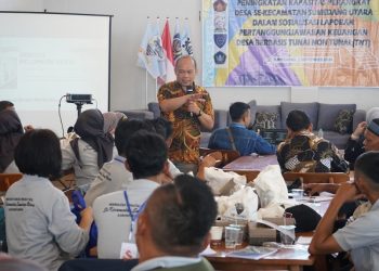 Perangkat Desa Se-kecamatan Sumedang Utara Gelar Sosialisasi Pertanggungjawaban Keuangan TNT Desa