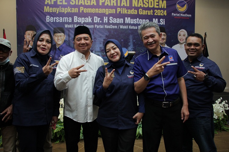 DPD Partai NasDem Garut Jawa Barat Gelar Apel Siaga Bersama Wakil Ketua DPR RI