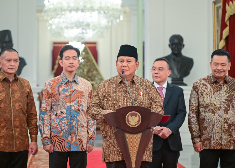 Presiden Prabowo Subianto Umumkan 56 Wakil Menteri Kabinet Merah Putih