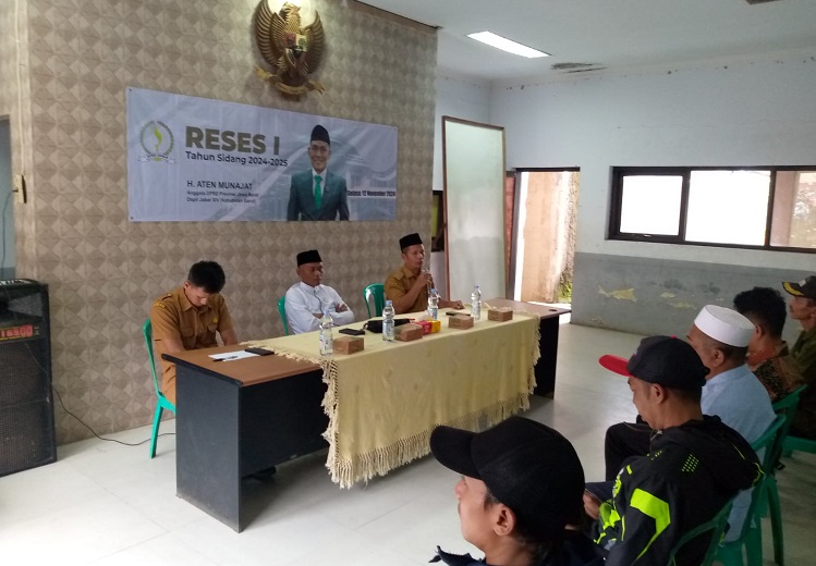 Reses 1 Tahun Sidang 2024 H. Aten Munajat Anggota DPRD Provinsi Jawa Barat Ucapkan Terima Kasih Pada Masyarakat