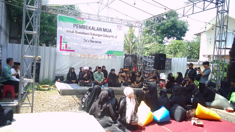 Kampanye Santun, Relawan Dadang Supriatna-Ali Syakieb Doa Bersama Jelang 14 Hari Pilkada