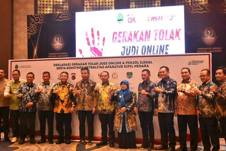 Kepala Daerah se-Jabar, Deklarasikan Perangi Judol dan Pinjol Ilegal