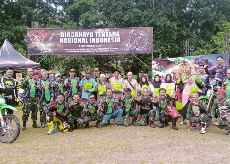 Meriahkan HUT TNI ke-79, Kodim 0610/Sumedang Gelar Trail Adventure Ubar